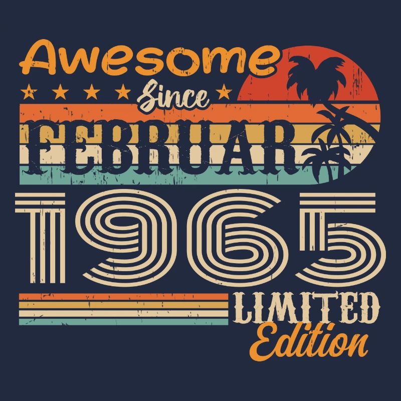 Geburtstag Vintage Geschenkidee Februar 1965