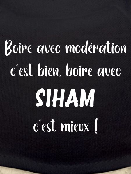 Boire avec Siham