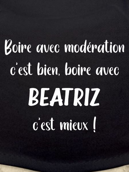 Boire avec Beatriz