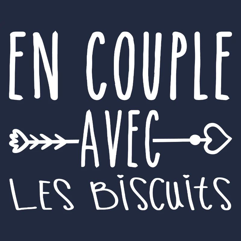 En Couple avec Biscuits, cadeau Fans de Biscuits
