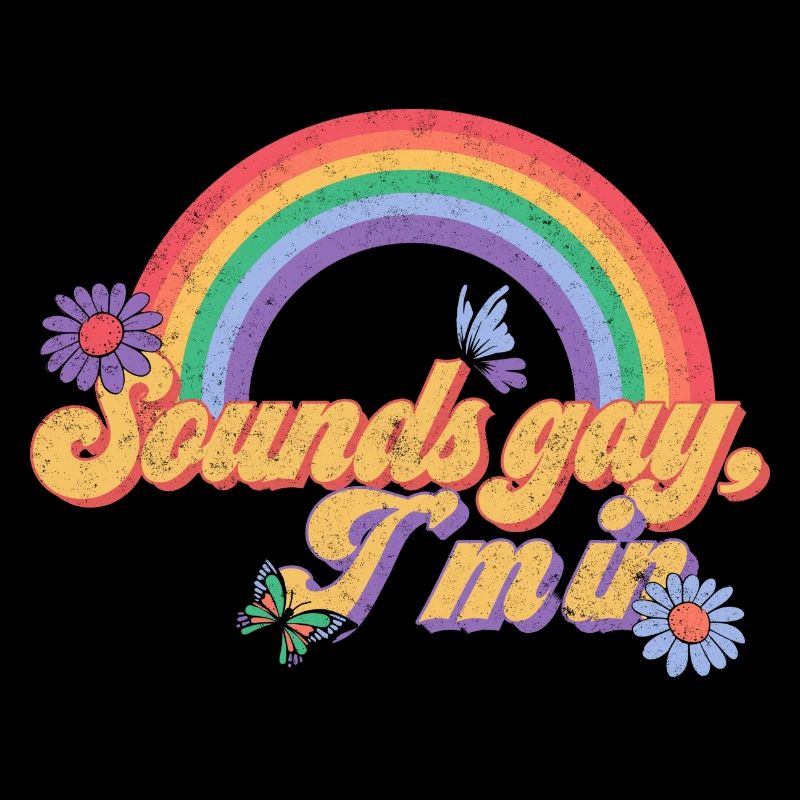 Schwul Lesbisch Regenbogen T-Shirt Geschenkidee