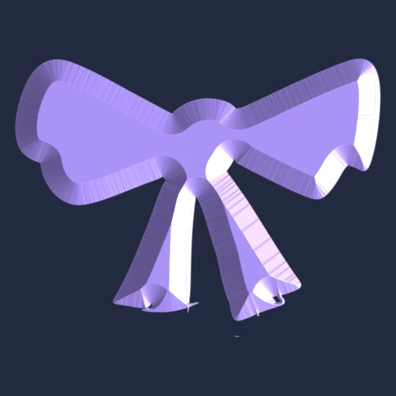 symbole de boucle voler violet