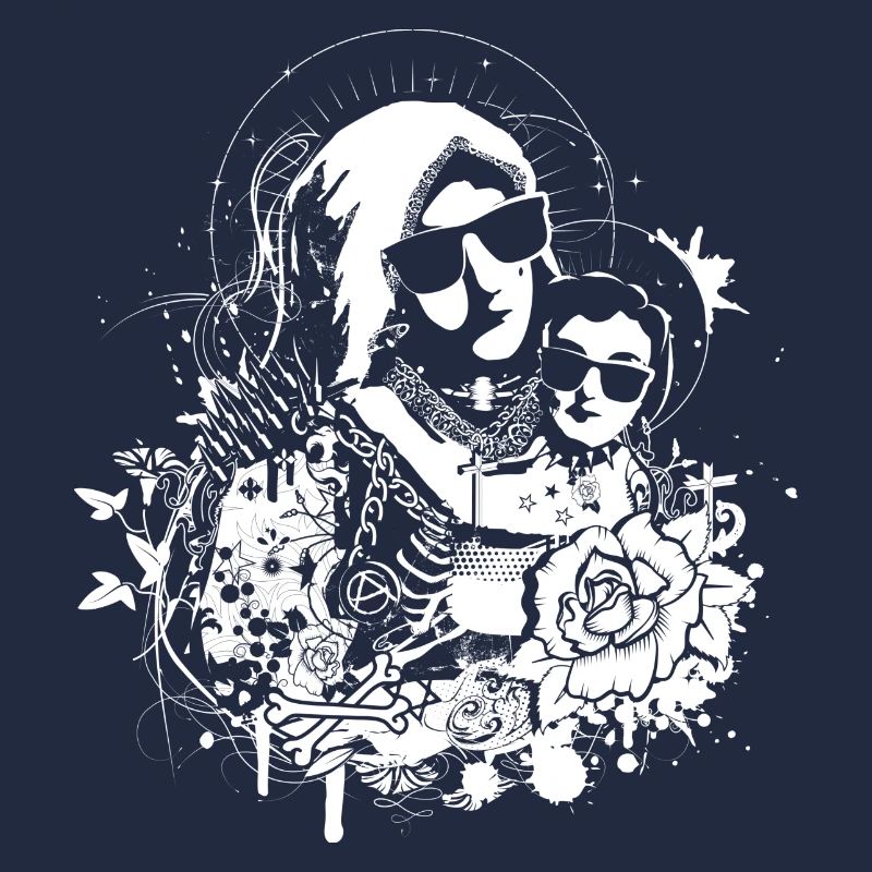 coole Muttergottes mit dem Jesuskind