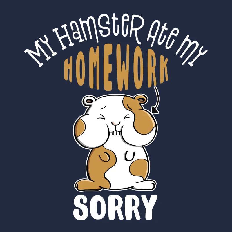 My Hamster Ate My Homework - Schule - Kinder - Fun