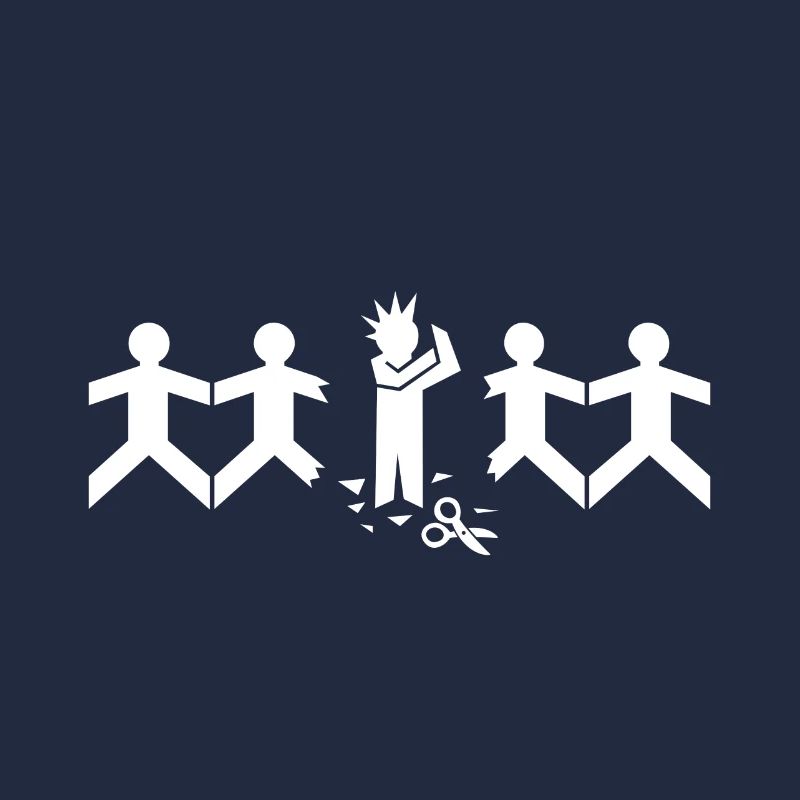 Chiffre de bâton punk éclate | idée cadeau