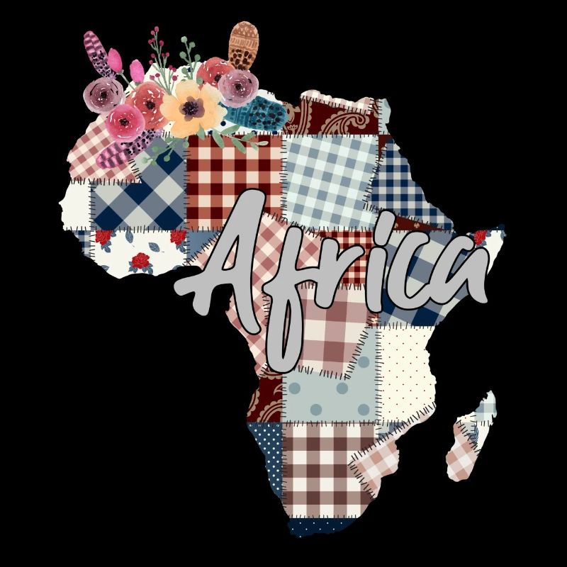 Afrika-Stoffkarte