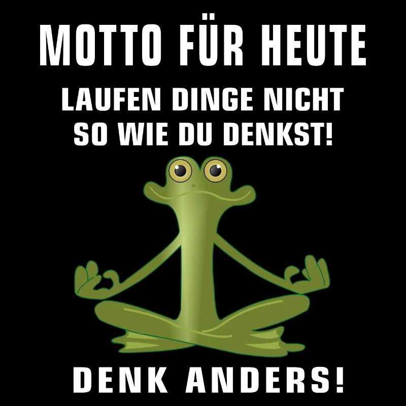 Thème Grenouille Méditation Pensée Pensée Positif