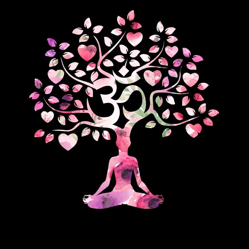 Yoga-Meditations-Zen-OM-Baum