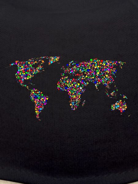 EARTH DOT : Planisphère à points