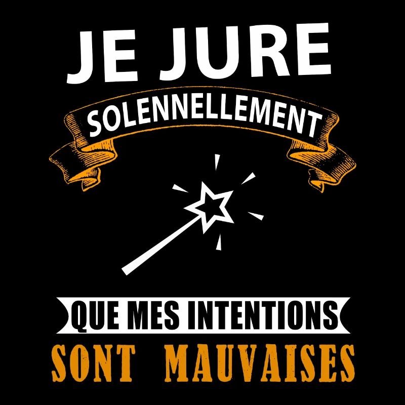 Je jure solennellement que mes intentions