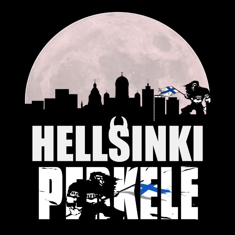 Helsinki Skyline bei Nacht