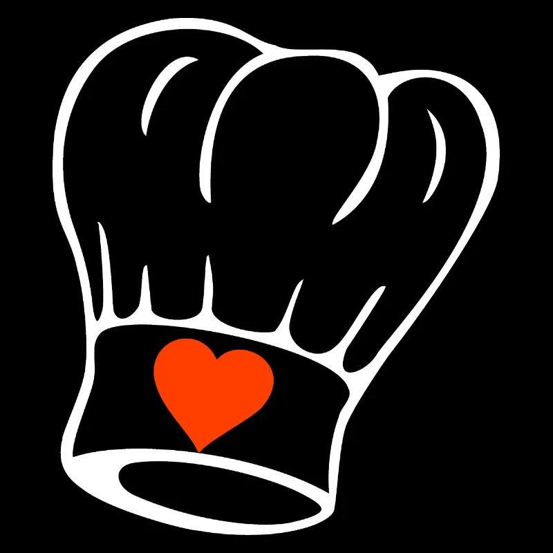 Cooking Heart Love Cooking Hat