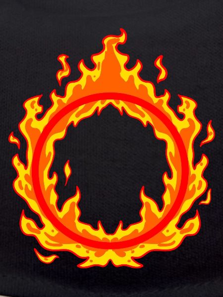 Kreis Feuer Flammen