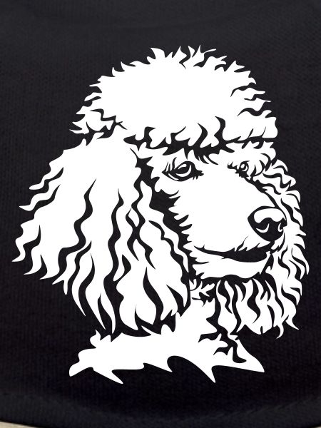 Poodle head "Black Edition"