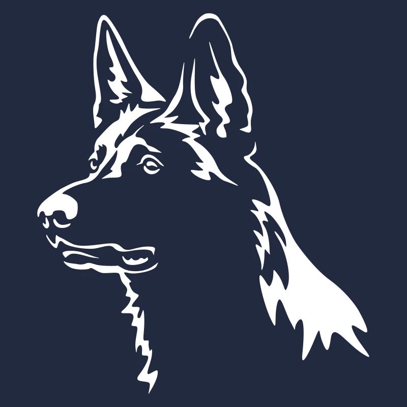 German Shepherd Head "Black Edition"