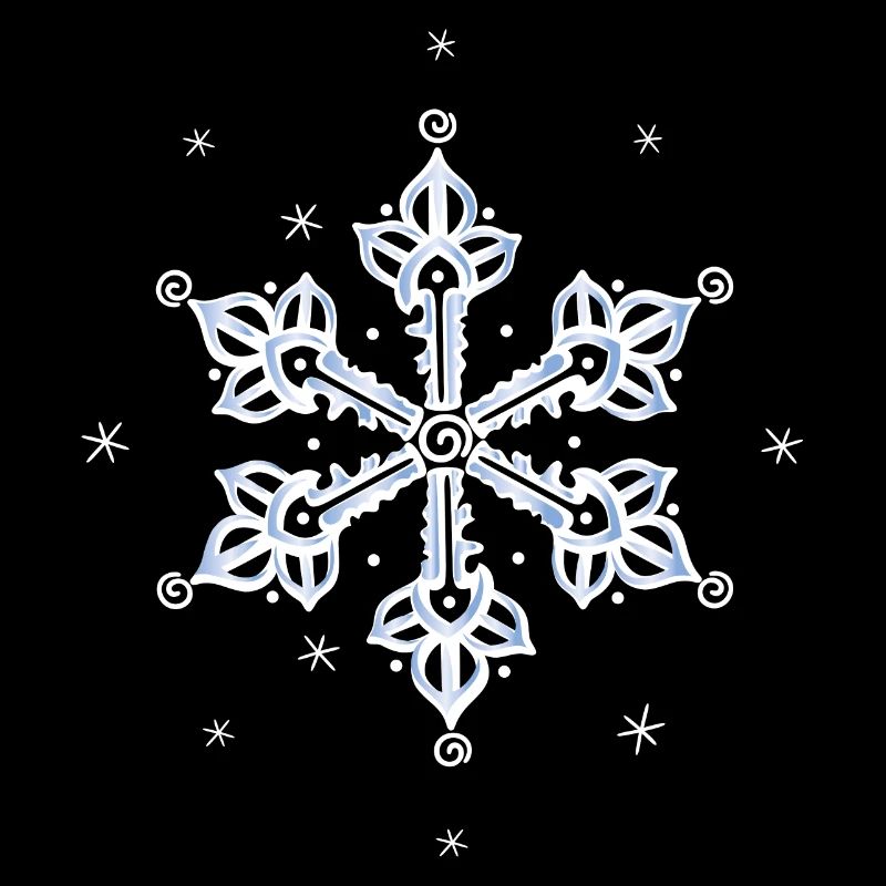 Schneeflocke Eiskristall