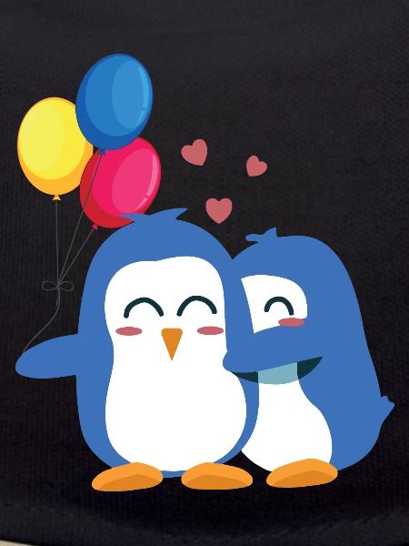 Penguins with Balloons
