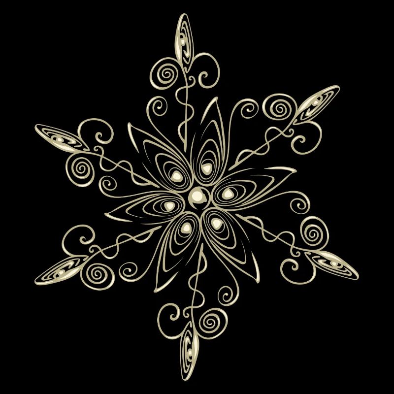 Cristal de glace Snowflake Star