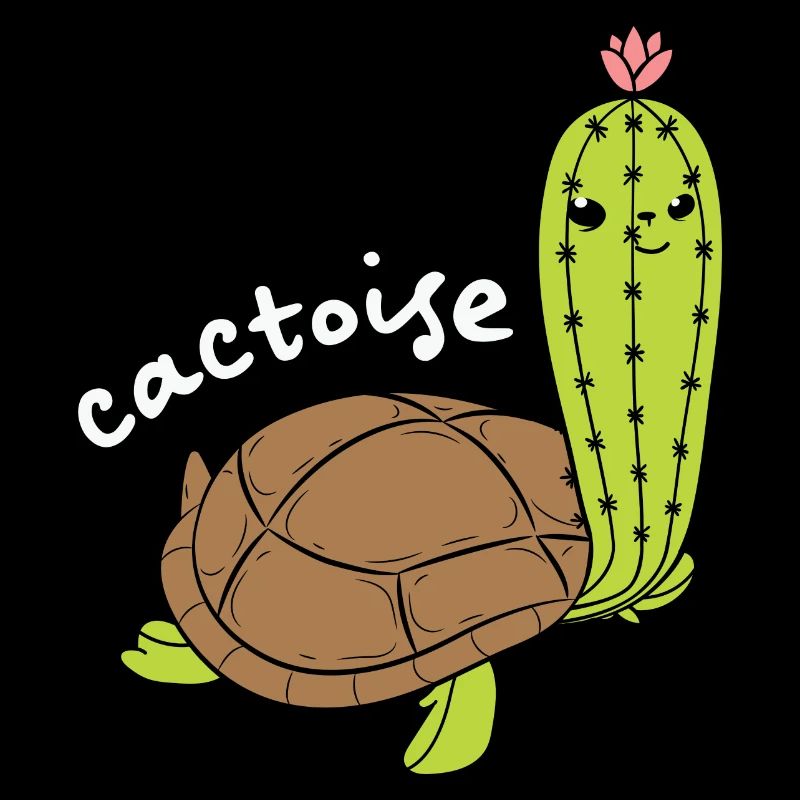 Cactoise Cactus Turtle Funny Animal Puns