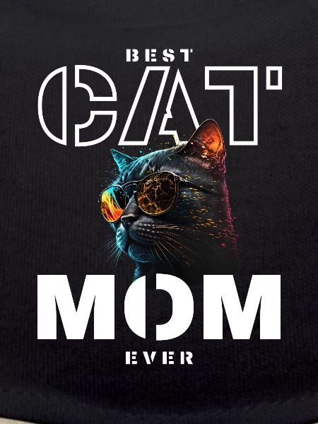 Beste Neon-Katzen-Mama
