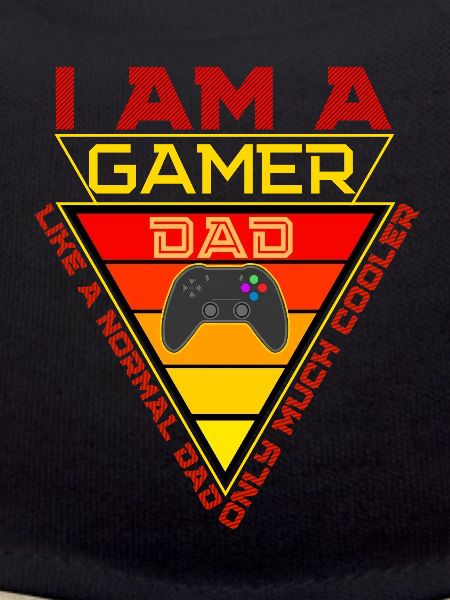 Gamer Dad Triangle Badge