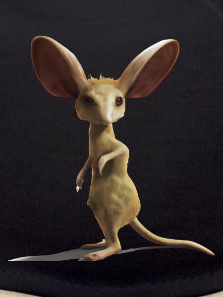 Cute long-eared jerboa design