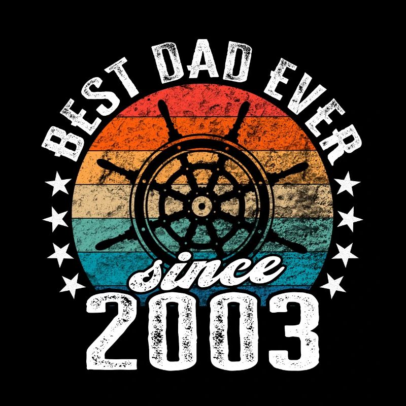 Bester Papa der Welt seit 2003 Kapitän
