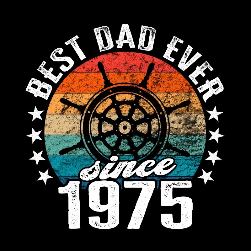 Bester Papa der Welt seit 1975 Kapitän