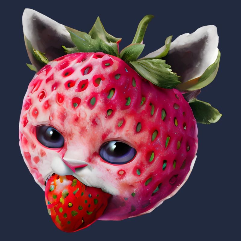 Erdbeerkatze