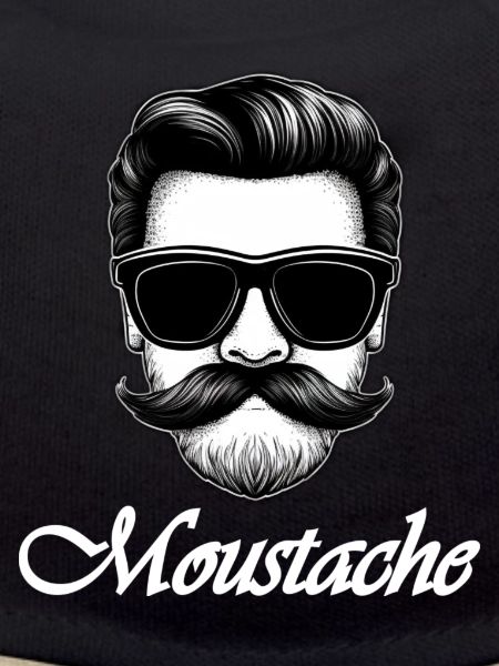 Moustache blanche