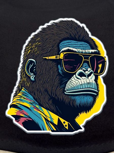 Gorilla with sunglasses
