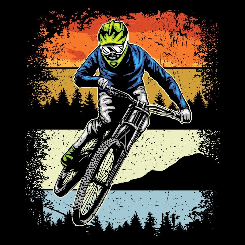 Sunset Trail MTB Fahrer