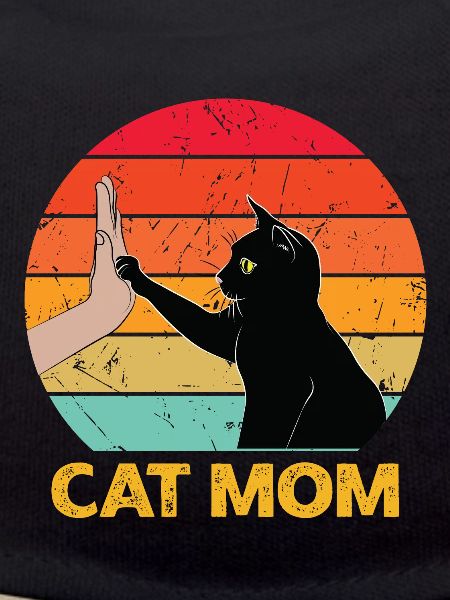 Cat Mom - Cat High Five