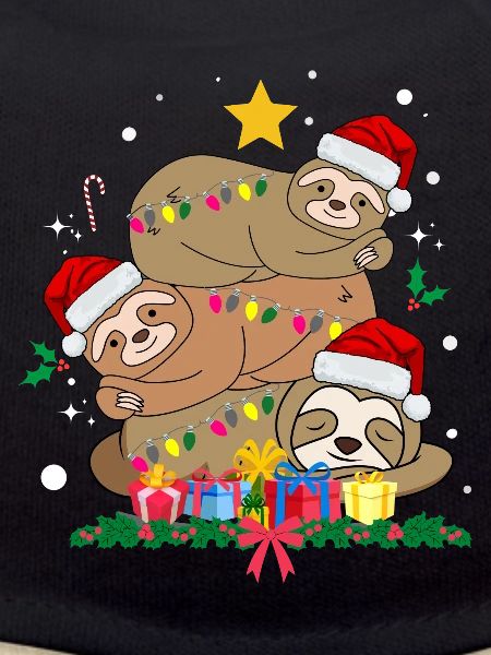 Weihnachtsfaultier