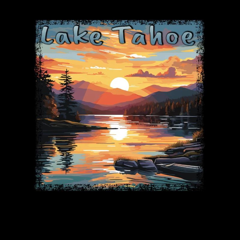 Grunge Sunset: Vacances au lac Tahoe,