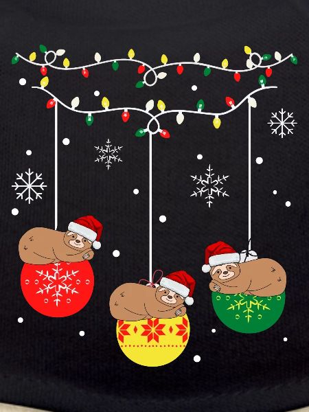 Christmas sloth