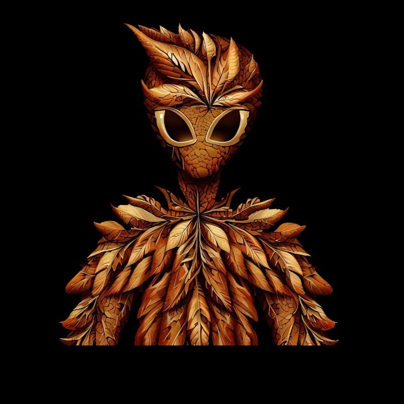 Scénario d’automne avec Alien: Colorful