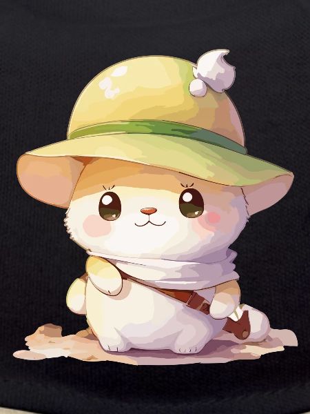 Süßer Hamster mit Hut