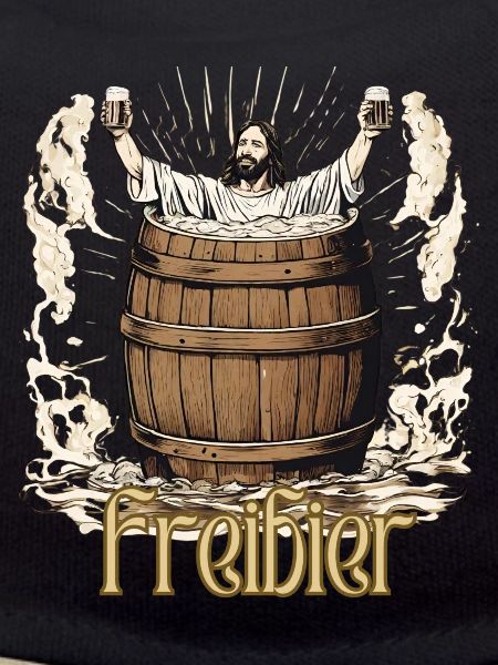 Jesus spendiert Freibier