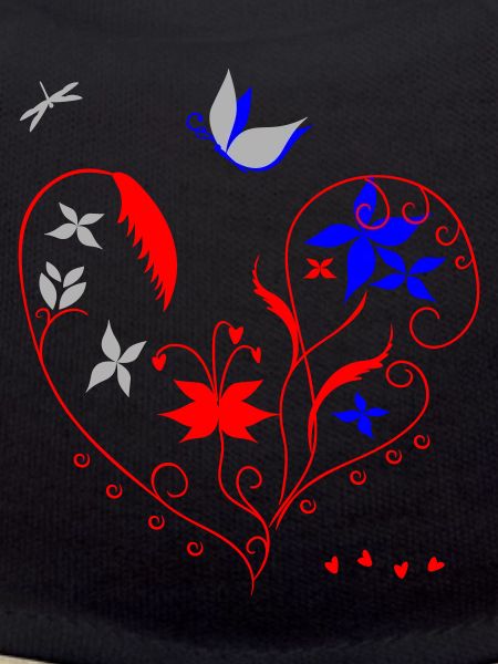 Herz mit Ornamenten