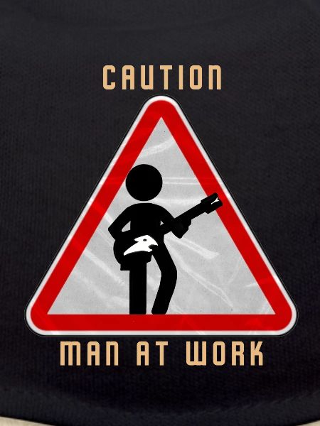 Caution MAN at work