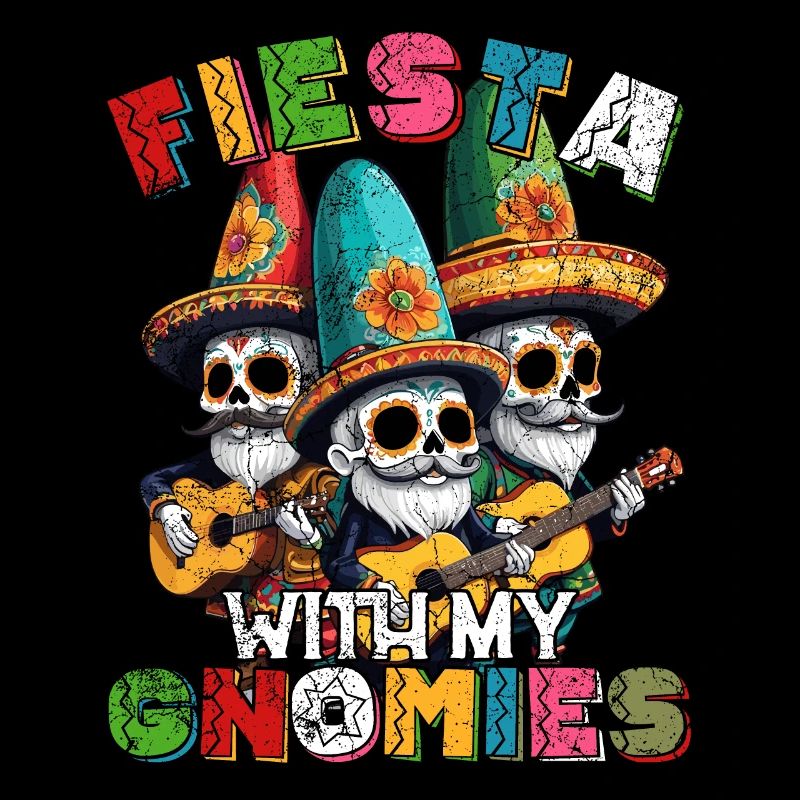 Funny Gnome Fiesta and Mexican