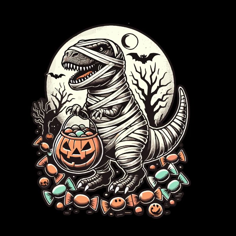 Drôle de T-Rex Maman Aime Les Bonbons