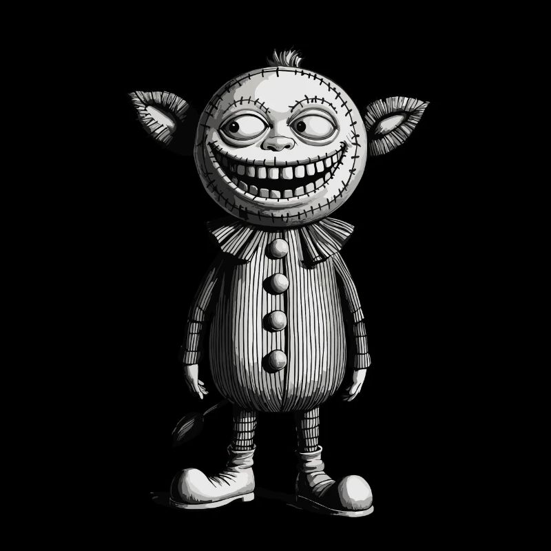 Monstre effrayant Design Tenue de gnome d’Halloween
