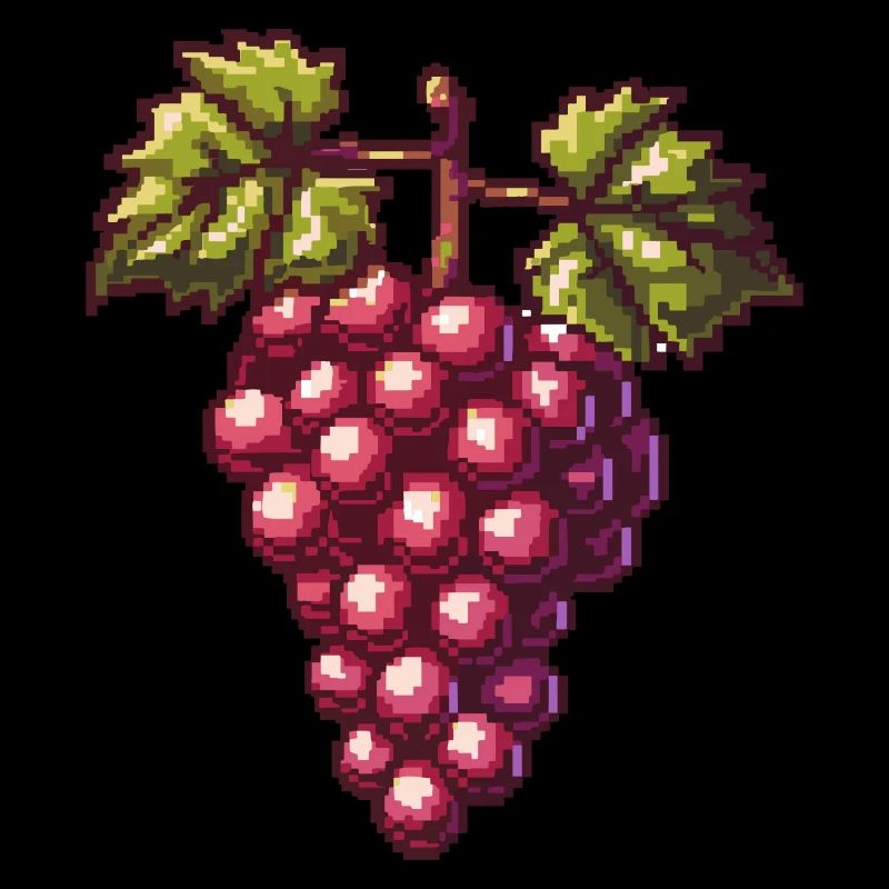 Raisin Icône Pixel