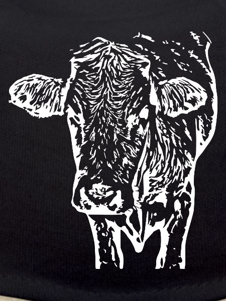 Cow cow head white