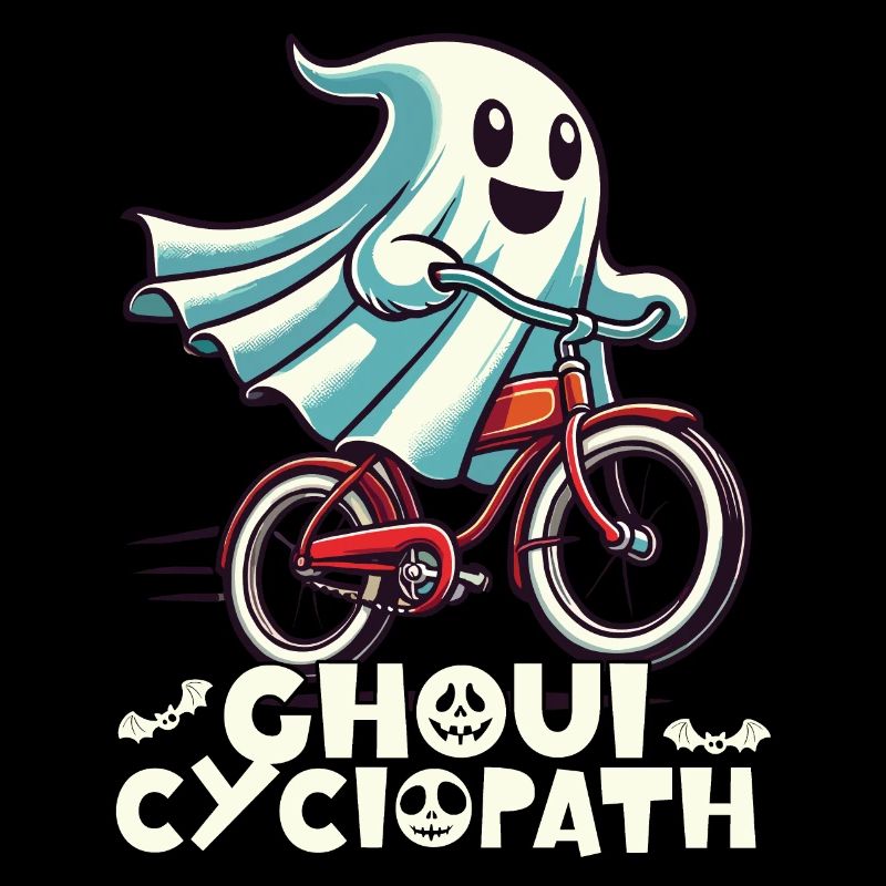 Ghoul Cyclopath Funny Halloween Bicycle