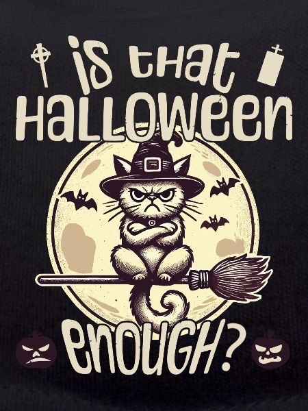 Halloween suffit-il chat sorcière