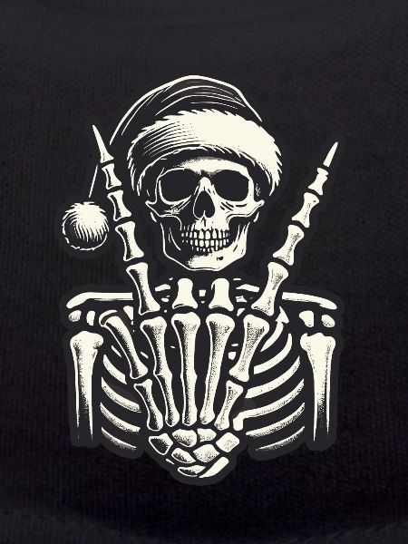 Cool Skeleton Christmas Style