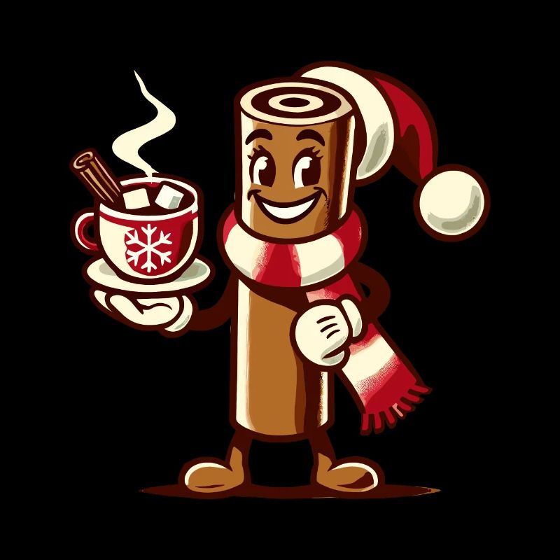 Chocolat chaud à la cannelle Joyeux Noël